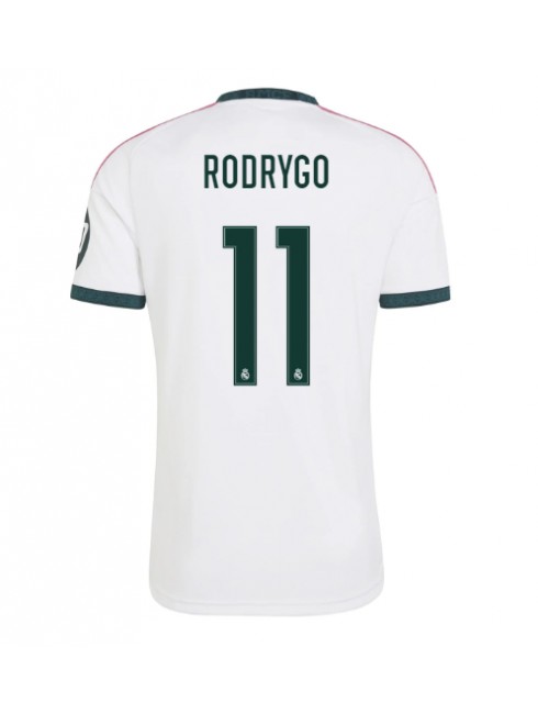 Real Madrid Rodrygo Goes #11 Replika Hemmakläder 2026-27 Kortärmad Real Madrid Rodrygo Goes #11 Replika Hemmakläder 2026-27 Kortärmad